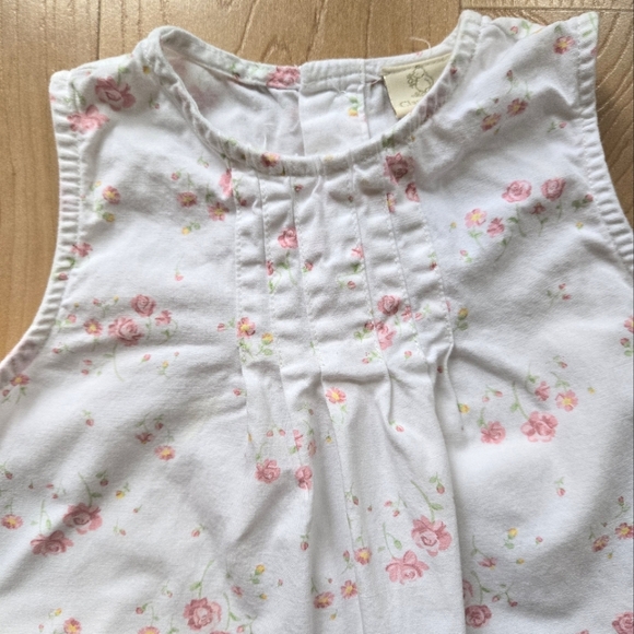 Vintage Y2K Disney Winnie the Pooh white floral cotton dress - Picture 5 of 11